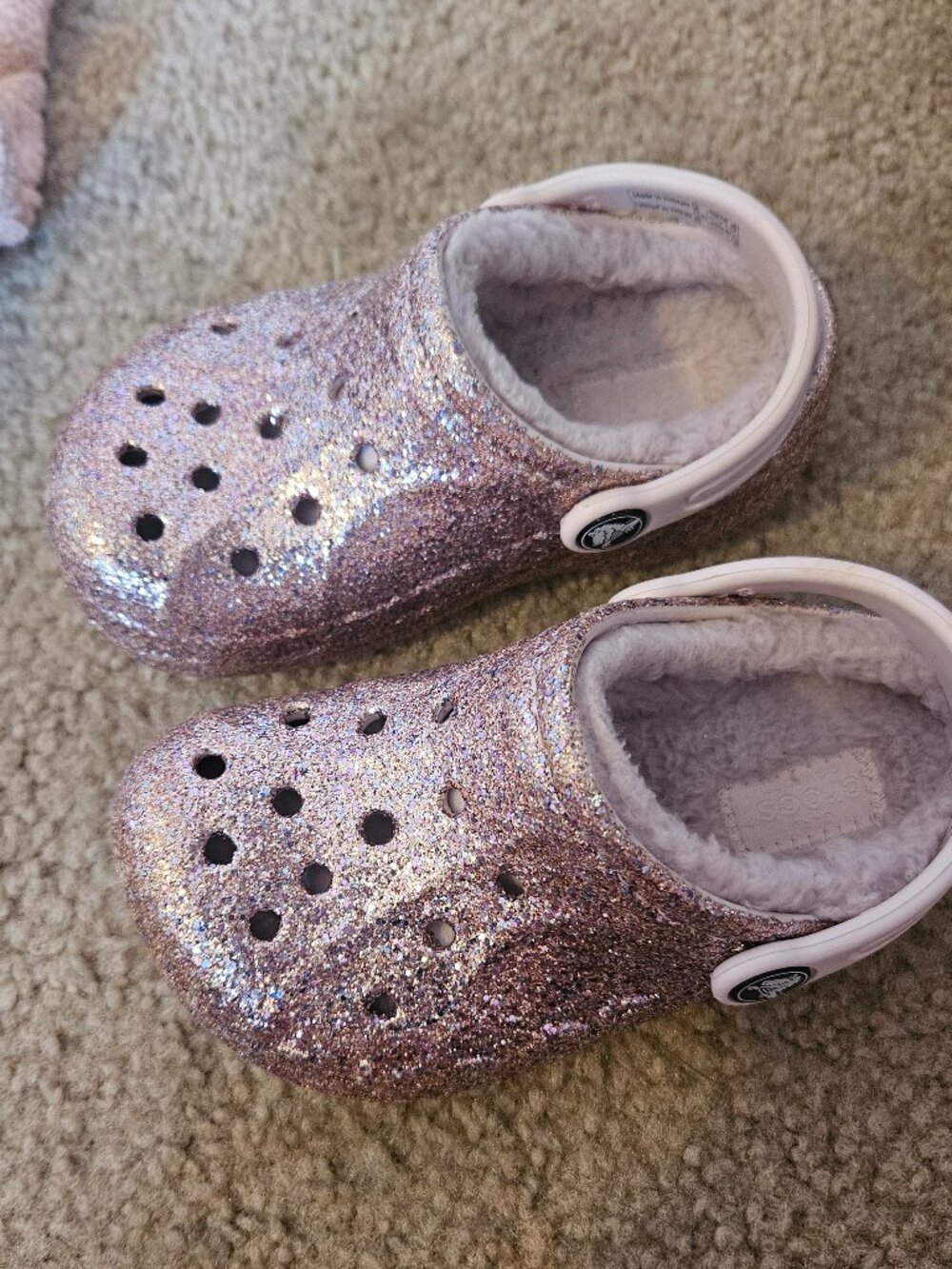 Fleece lined crocs